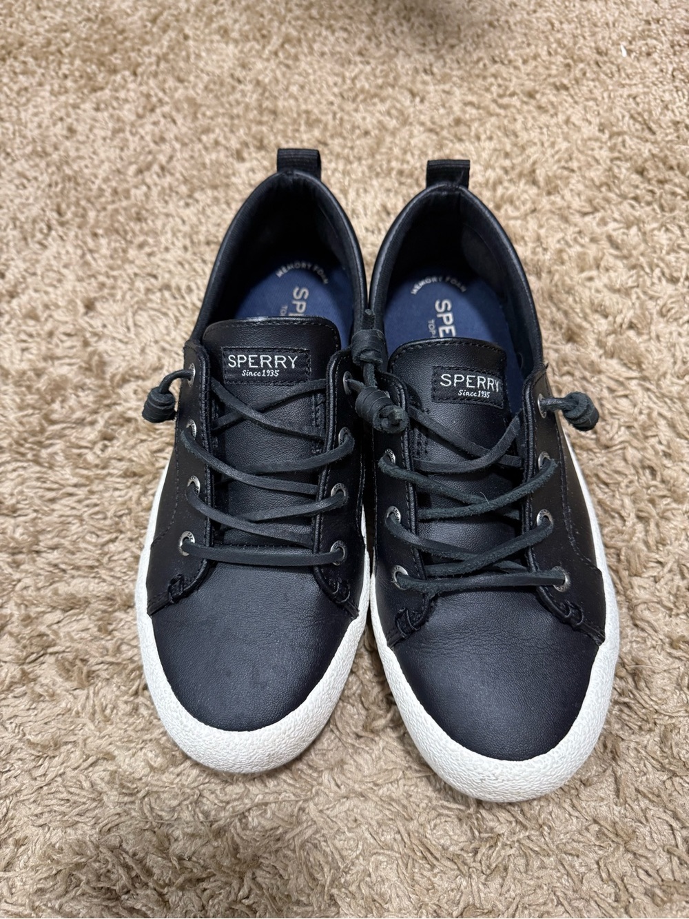 Bundle of Sperry Black Sneakers with White Soles